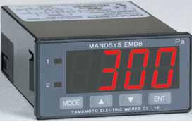 Yamamoto Motor MANOSTAR Digital differential Voltage Meter EMD8 Series